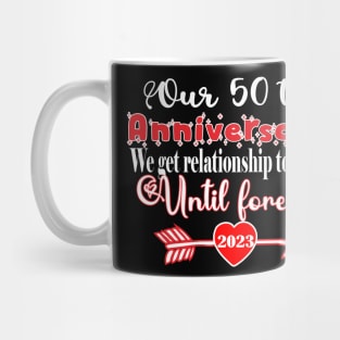 50th anniversary relationship 2023 Mug
